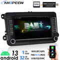 DAB+ Android 13 Autoradio Carplay GPS Navi SWC BT Für VW GOLF 5 6 Touran Polo 6R