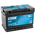Exide EK700 AGM Batterie 70Ah 12V 760A Start Stopp Autobatterie Starterbatterie