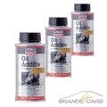 3x 125ml LIQUI MOLY OIL ADDITIV MoS2-VERSCHLEISS-SCHUTZ ÖL-ADDITIV 31562365