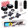 2x BILSTEIN B4 STOSSDÄMPFER + FEBI DOMLAGER + STAUBSCHUTZ VORNE für AUDI A3 8P
