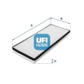 UFI 53.013.00 Innenraumfilter Pollenfilter für VW PASSAT Variant (3B5)