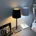 LED Akku Tischleuchte Tischlampe Dimmbar Lampe Wohnzimmer Nachttischlampen