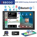 DAB+ Autoradio 2 DIN Android 13 2+32G Carplay GPS NAVI RDS Bluetooth WIFI Kamera