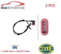 ABS SENSOR DREHZAHLFÜHLER PAAR HELLA 6PU 230 048-211 2PCS P FÜR MERCEDES-BENZ
