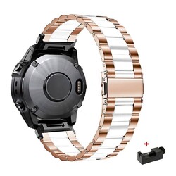 Armband Für Garmin Fenix 8 7 7X 6 6X Pro 5X Quickfit 22/26mm Metall Uhrenarmband
