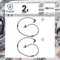 2x ORIGINAL® Meyle Sensor, Raddrehzahl Vorne, Links, Rechts für Mercedes-Benz