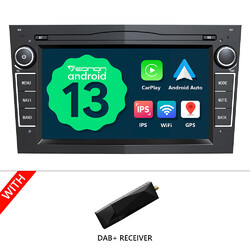 Android 13 7" Autoradio GPS Navi BT für Opel Astra H Corsa C D Zafira B mit DAB+