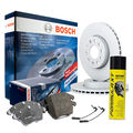 BOSCH Bremsensatz WK BMW 1'er E81 E87 E88 VORN Ø330 Bremsenreiniger