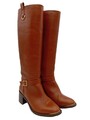 TOP SHOP Weitschaftstiefel Damen Stiefel Gr. DE 38 braun klassischer Stil