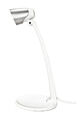 LED Schreibtischleuchte Schreibtischlampe silber weiss Bürolampe