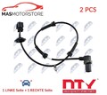 ABS SENSOR DREHZAHLFÜHLER PAAR VORNE NTY HCA-DW-004 2PCS V NEU OE QUALITÄT