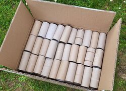 150 Stück Papphülsen Toilettenpapierhülsen Hülsen Toilettenpapier #