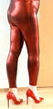 Glanz Leggings Lackoptik Dehnbund,  Tezenis by CALZEDONIA Gr. M passt bis Gr. 44
