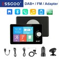 Wireless 2.8'' Bluetooth DAB+ Digital Autoradio Adapter FM Transmitter Empfänger