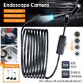 USB-C LED Endoskop 2-10M Wasserdicht Endoscope Inspektion Kamera Für Android iOS