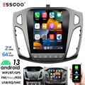Android 13 Apple Carplay Autoradio GPS Navi RDS 2+64G Für Ford Focus MK3 2012-18