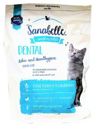 (€ 14,69/kg) Sanabelle Dental Zahnpflege Katzenfutter trocken glutenfrei 2 kg