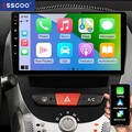 32G CarPlay Android14 Autoradio Für Toyota Aygo Citroen C1 Peugeot 107 Navi GPS