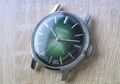 Herren Uhr SPARTAN rare vintage mechanical watch SWISS Movement Green Dial 