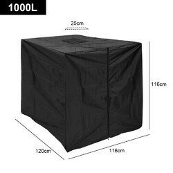 IBC Container Abdeckung UV-Schutz Frostschutz Hülle Haube Regenwassertank 1000L!