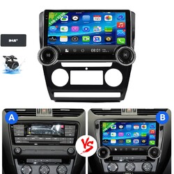 32G Android 14 Autoradio GPS Nav Carplay Für Skoda Octavia 1Z3 1Z5 2008-2013 DAB