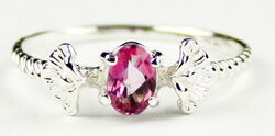 REINER ROSA TOPAS Sterling Silber Ring - Handarbeit • SR192