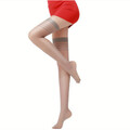 Sexy Damen Oberschenkel Hoch Strumpf Spitze Strümpfe Sommer Transparent Lang >
