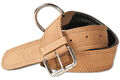 Woodland® Hundehalsband aus Leder für Hunde mit 50-65 cm Halsumfang in Hellbraun