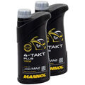 MANNOL Motoröl 4-Takt API SL 10W40 2 X 1 Liter für AJP BMW Derbi Ducati Honda