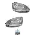Scheinwerfer Set Grau H7/H7 für VW Golf V 1K1 Jetta III 1K2 inkl. Osram Lampen