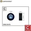 UMLENKFÜHRUNGSROLLE KEILRIPPENRIEMEN 215-70 FÜR ALFA ROMEO 156/Sportwagon 2.4L 