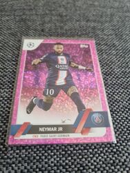 Neymar Jr. Pink Sparkle Parallel UEFA UCC Flagship 22/23 Paris SG
