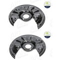 2x AIC SPRITZBLECHE 272mm BREMSSCHEIBEN HINTEN passend für AUDI A3 Q2 SEAT LEON 