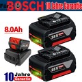 2X Original Akku für Bosch 18V 8AH Professional GBA GSR GSB BAT618 BAT609 BAT620