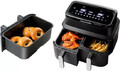 HANSEATIC Heißluftfritteuse AirFryer HAF212600D 39156050 2600W XXL-9L Schwarz