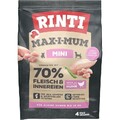 Rinti Max-i-Mum MINI Huhn 4 kg - getreidefreies Trockenfutter für kleine Hunde