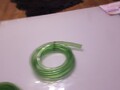 PVC Aquariumschlauch Luft Wasser Schlauch grün-transparentt  151cm Lang 2 Stück.