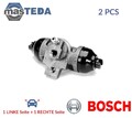 0 986 475 935 RADBREMSZYLINDER TROMMELBREMSE BOSCH 2PCS FÜR VW TRANSPORTER IV