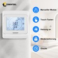 Thermostat Digital Programmierbar Raumthermostat Für Wasser Fußbodenheizung 2025