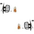 VAN WEZEL Außenspiegel links rechts mit Blinklicht für Renault Master III
