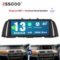 10.25" Autoradio CarPlay Android 13 4G GPS NAV BT 6+128G Für BMW 5er F10 F11 NBT