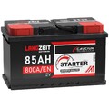 Autobatterie 85Ah 12V LANGZEIT Starterbatterie ersetzt 75Ah 77Ah 80Ah 83Ah 90Ah