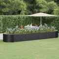 Hochbeet Verzinkter Stahl Gemüsebeet Pflanzbeet Garten Blumentopf Metall DE