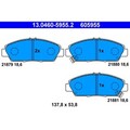 Bremsbelagsatz Scheibenbremse ATE 13.0460-5955.2 für Rover Honda 600 I Accord V