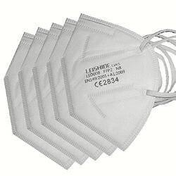 50x FFP2 Masken ohne Ventil Feinstaubmasken Mundschutz Atemschutzmasken 5-lagigNEU & OVP / Lagerware / DHL Versand