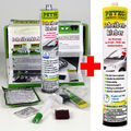 PETEC Scheibenkleber Set inkl 2x 310ml Scheiben-Kleber Kartusche Frontscheibe