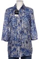 Peter Hahn Bluse Damen Oberteil Hemd Hemdbluse Gr. EU 38 Baumwolle Blau #3g9une5