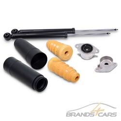 ATEC 2x STOßDÄMPFER +DOMLAGER +PROTECTION-KIT HINTEN FÜR FORD FIESTA 5 MAZDA 2## ORIGINAL ATEC MARKENQUALITÄT - AB LAGER VERFÜGBAR ##