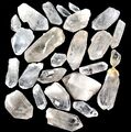 Bergkristall - Spitzen - Mix aus Brasilien gemischte Längen je ca. 30 - 100 mm P