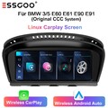 Linux CarPlay Bluetooth Autoradio für BMW E60 E61 E90 E91 CCC Android Auto SWC